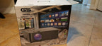 gs projector  smart tv 8k with the electronic projector screem.