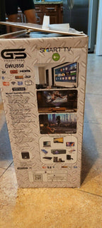 gs projector  smart tv 8k with the electronic projector screem.
