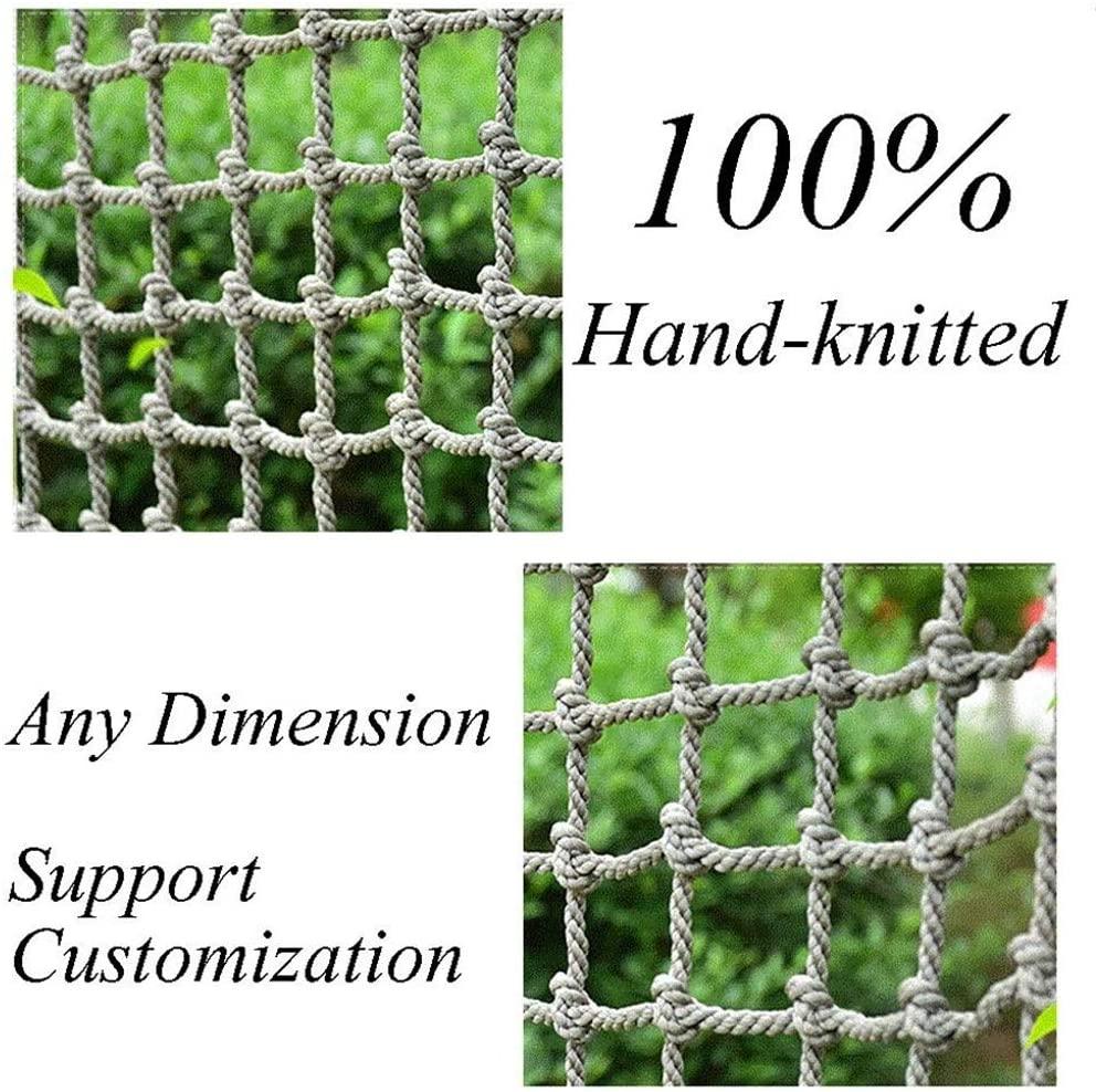 Children Protective Netting Climbing Rope Net Stairs Safety Netting Outdoor Training Development Protection Net Balcony Anti-Fall Net for Entertainment Venues Outdoor 12mm/12cm Stairs Safety +++
