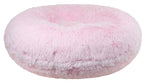 BESSIE AND BARNIE Signature Bubble Gum Luxury Shag Extra Plush  Fur Bagel Pet/Dog Bed (Multiple Sizes)