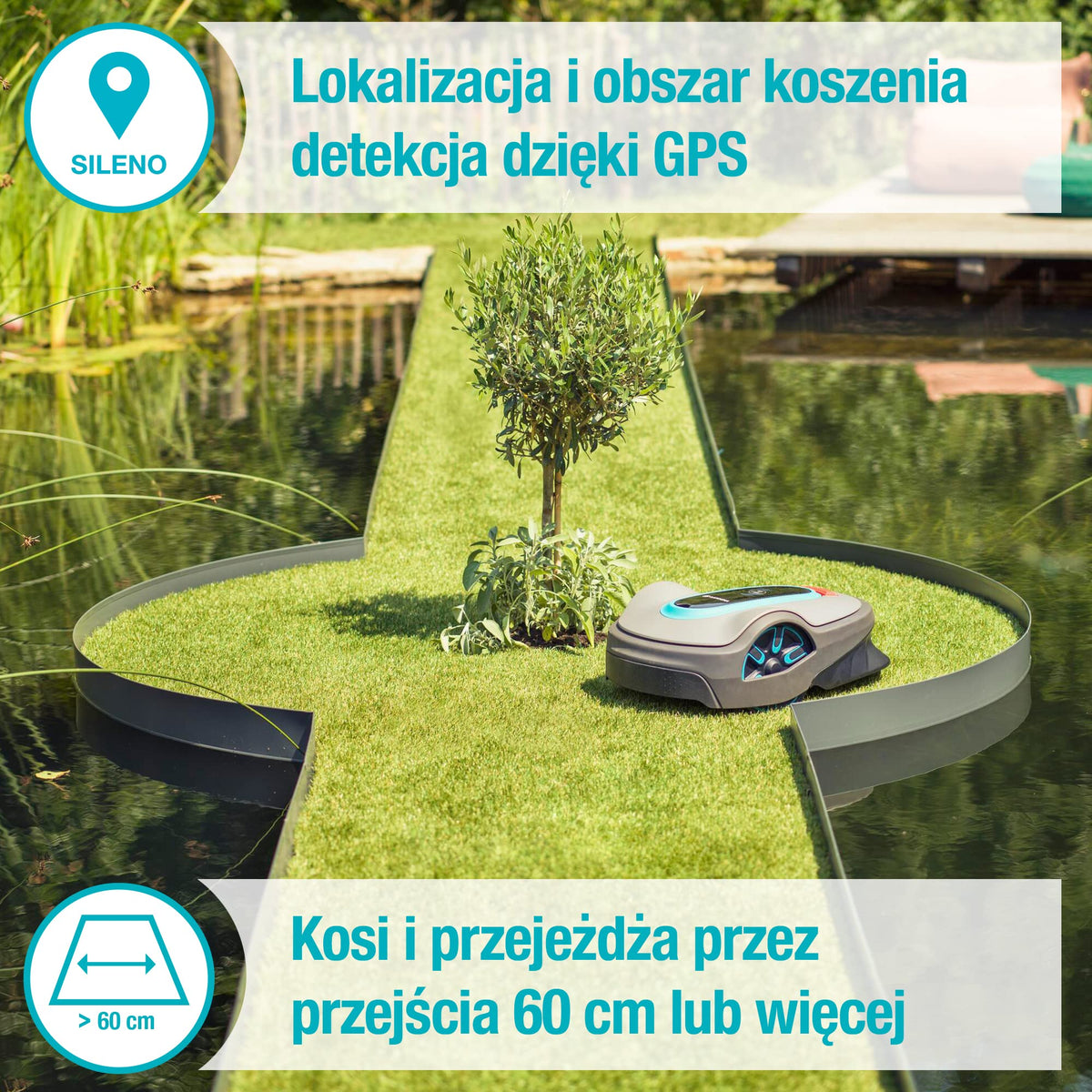 Sileno City Smart Lawnmower 250 m² PL Version