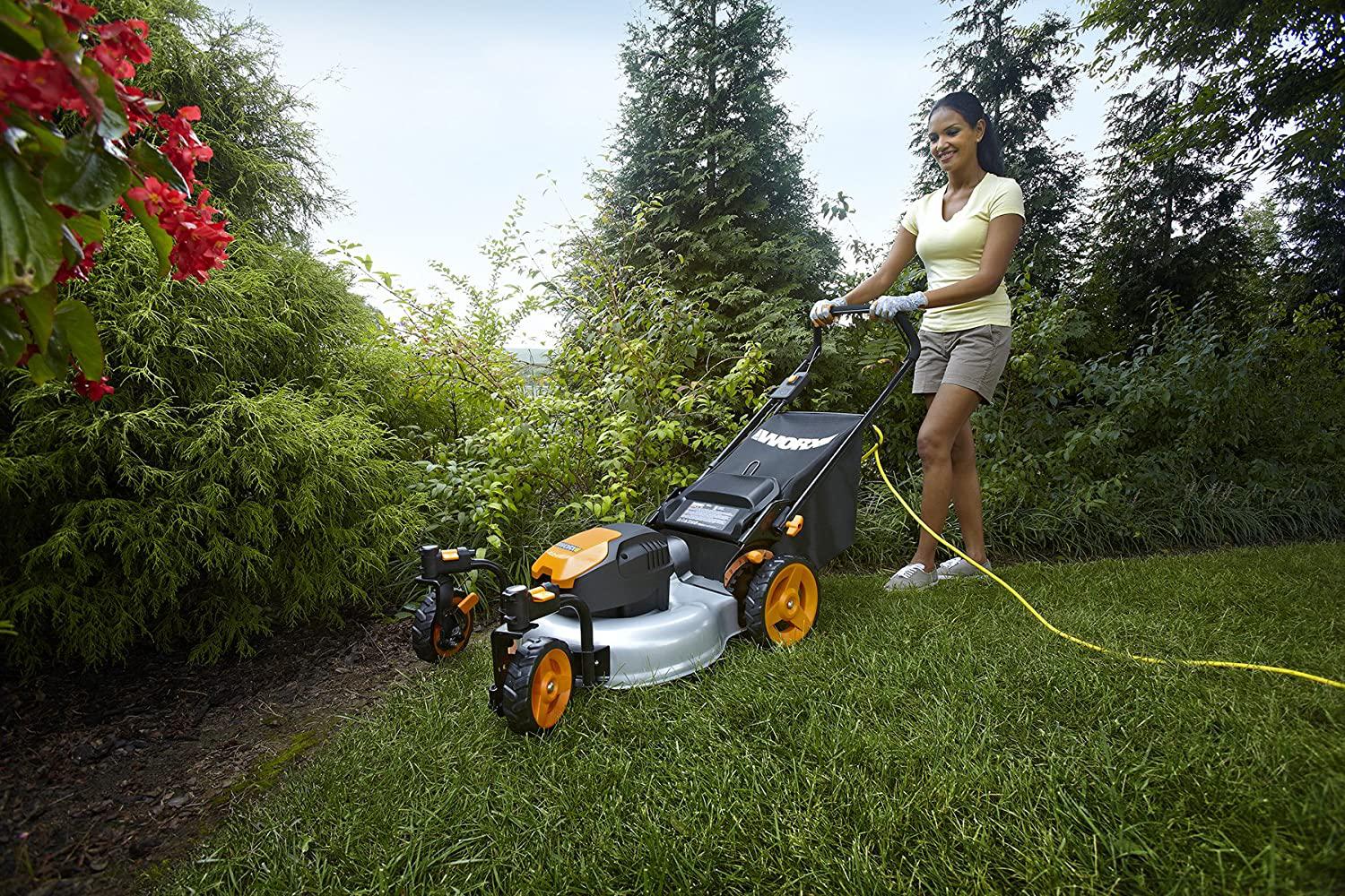 Worx Wg719 13 Amp 20" Electric Lawn Mower