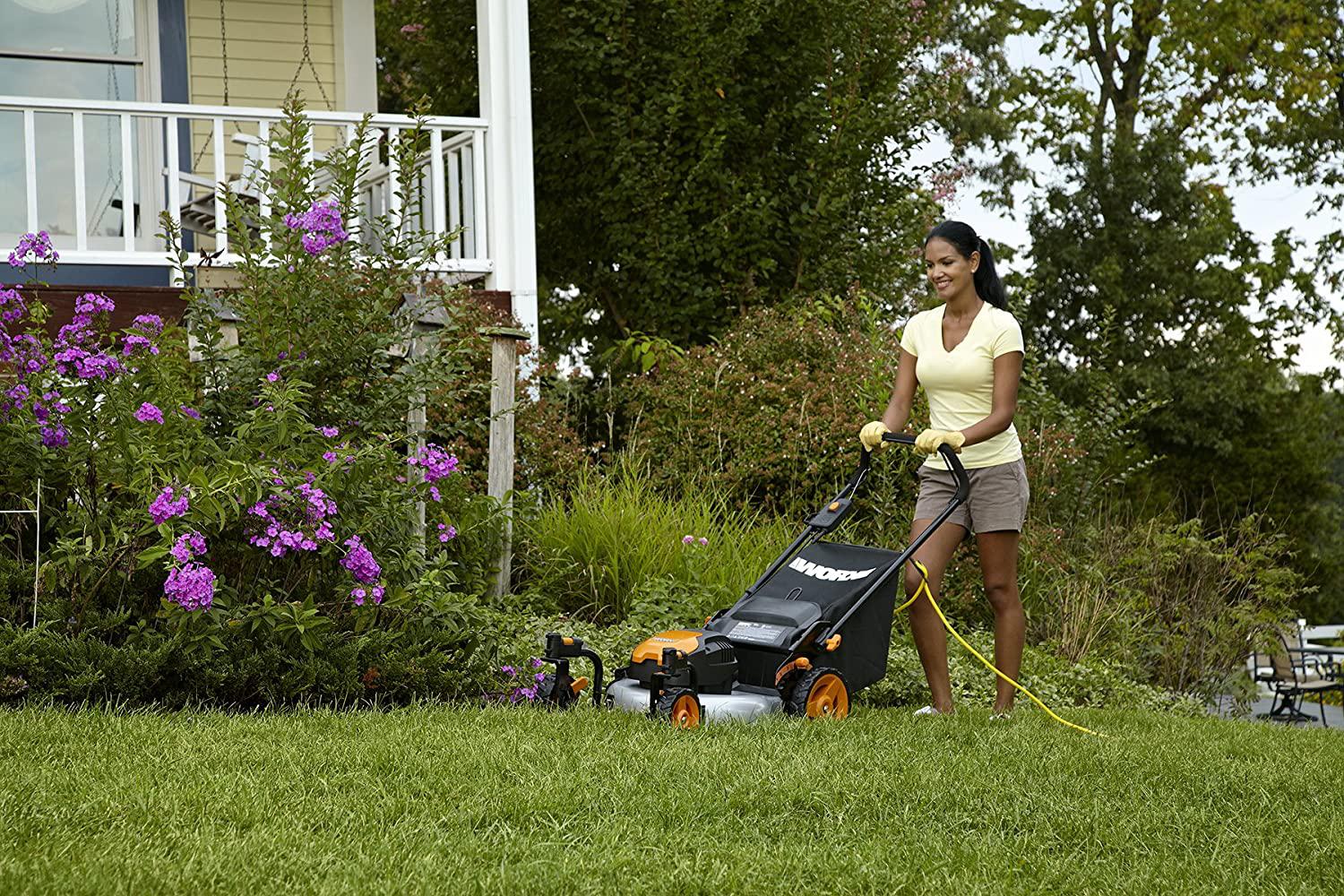 Worx Wg719 13 Amp 20" Electric Lawn Mower