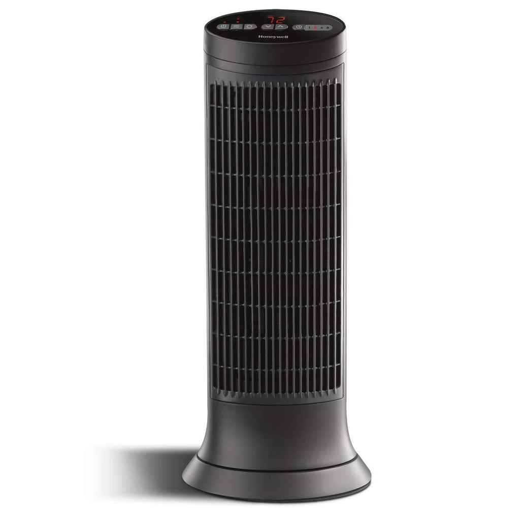 Digital Tower Heater, 750 - 1500 W, 10 1/8" X 8" X 23 1/4", Black