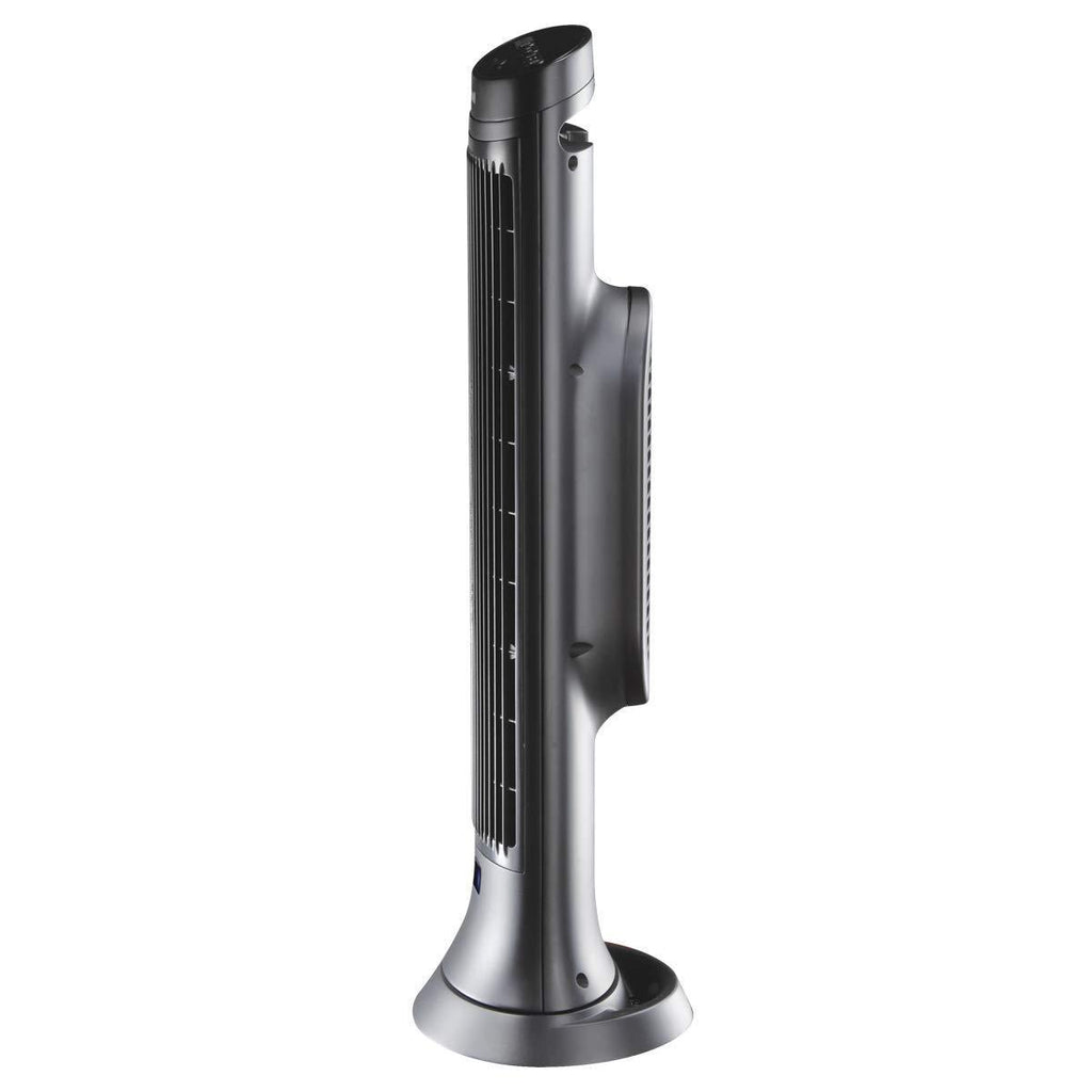 Digital Tower Heater, 750 - 1500 W, 10 1/8" X 8" X 23 1/4", Black