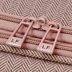 Newcastle Softside Expandable Spinner Luggage, Rose Charcoal Herringbone, Carry-On 20-Inch