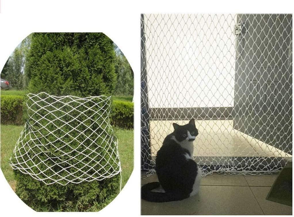 Children Protective Netting Retro Bar Decoration Net Children Safety Netting Outdoor Climbing Camping Climbing Net Garden Plant Garden Fence Protection Net Rope Net (White,3x3m) Stairs Safety +++