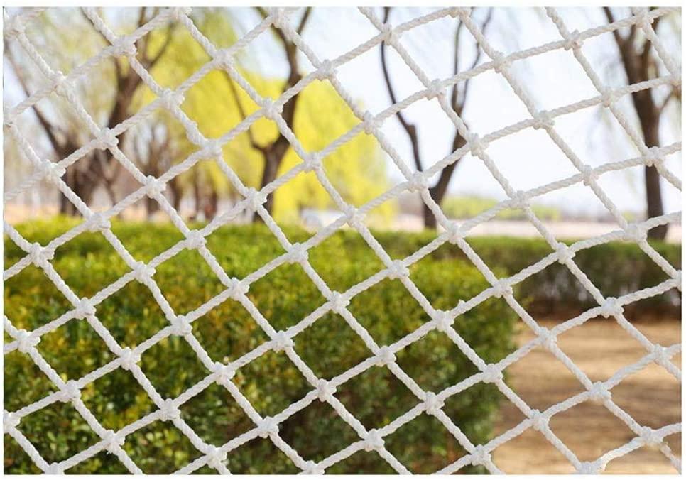 Children Protective Netting Retro Bar Decoration Net Children Safety Netting Outdoor Climbing Camping Climbing Net Garden Plant Garden Fence Protection Net Rope Net (White,3x3m) Stairs Safety +++