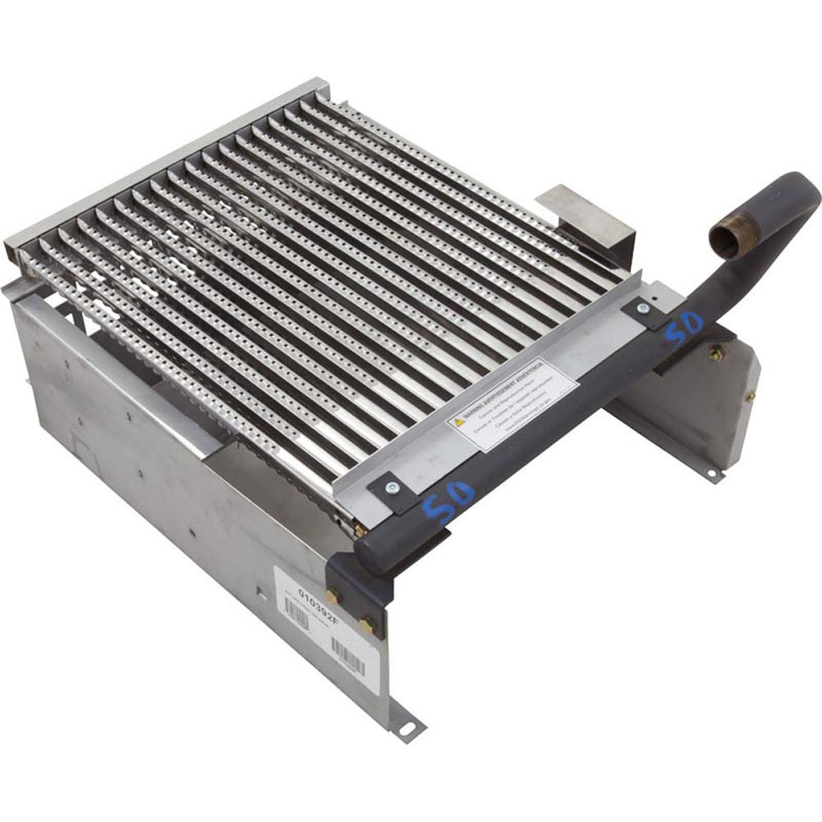 Raypak Burner Tray, Raypak Model 266A, with Burner, Sea Level