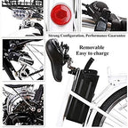 26" Adult Electric Bicycle City Sporting  6-Speed Ebike with Removable 36V Lithium Battery for Women Men