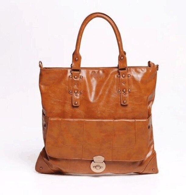 100% PU Leather Vintage Fashion Shoulder Bag