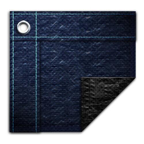 18' x 40' rectangle in-ground swimming pool winter cover 8 year - navy blue