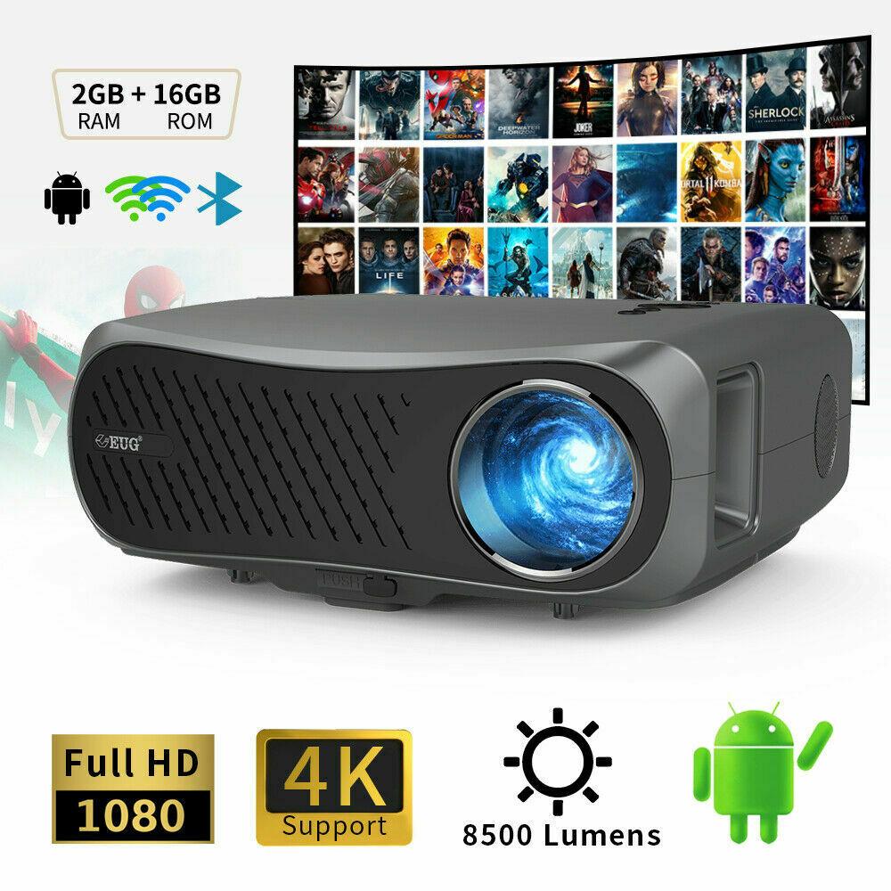 5g wifi projector 4k proyector native 1080p home theater blue tooth halloween tv
