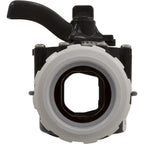 Custom Molded Products Diverter Valve, 2In Unions, 2-Way, Black