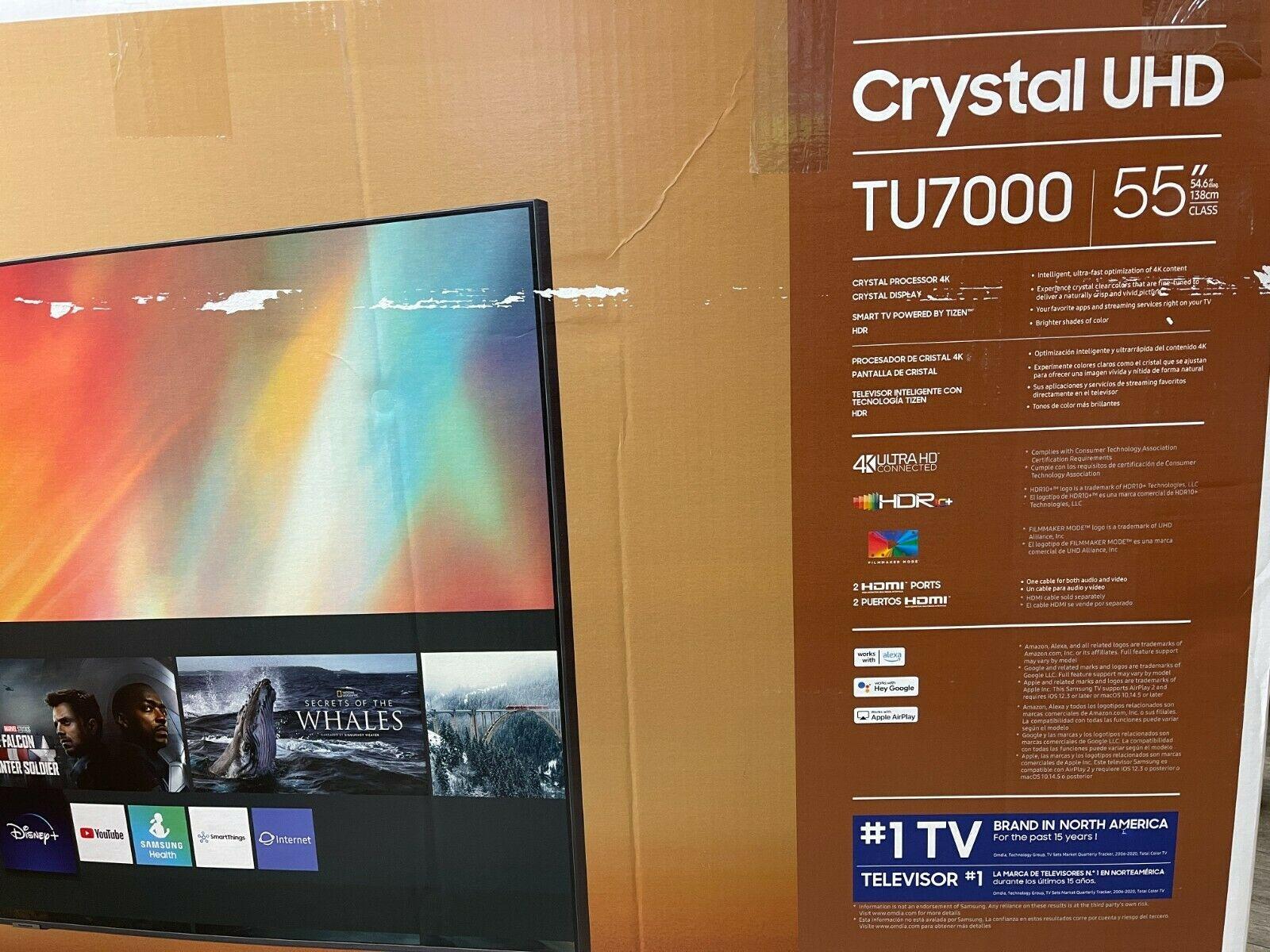 **local pick up only** samsung 55"tv un55tu7000bxza crystal ultra hd 4k smart tv