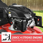 PowerSmart Self-propelled Gas Lawn Mower |22 inch| 200cc|5-Cutting Systems