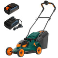 40V Cordless Lawn Mower, 16-Inch Brushless Electric Push Mower with 4.0Ah Battery, Low/High Speed Control, 5-Position Height Adjustment, 40L Grass Bag, Lightweight Mower for Yard/Lawn