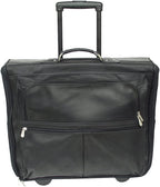 Garment Bag On Wheels, Black, One Size