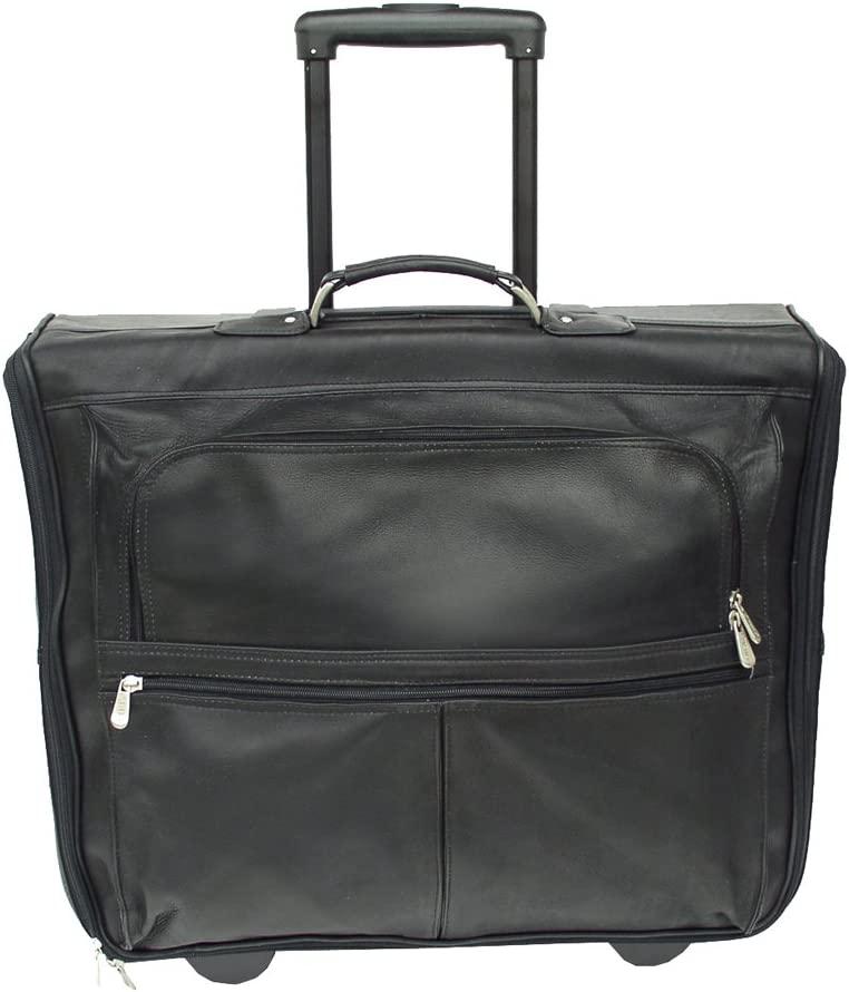 Garment Bag On Wheels, Black, One Size