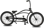 Tracer Siena 26 Inch Beach Cruiser Bike for Men, 1/7-Speed,Stretch Steel Frame,Three Piece Cranksets,Tripple Three Forks,Fat Alloy Rim 80mm,26×4.0 Fat Tire Bike,Mens Bike