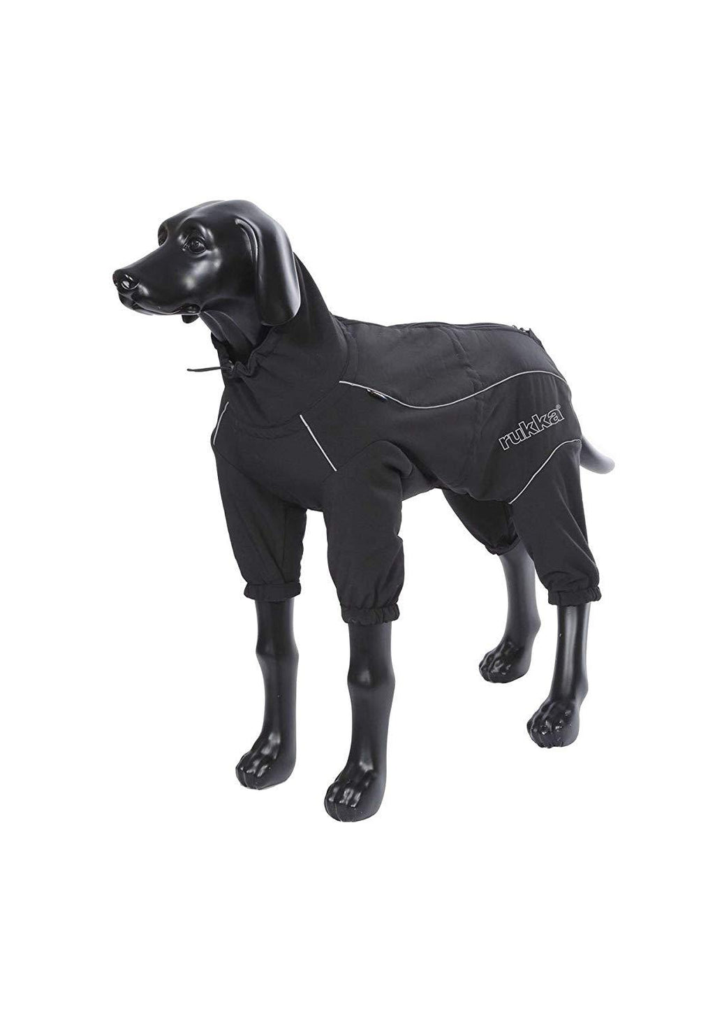 Rukka Pets Thermal Winter Windproof Thermal Adventure Dog Jacket Black
