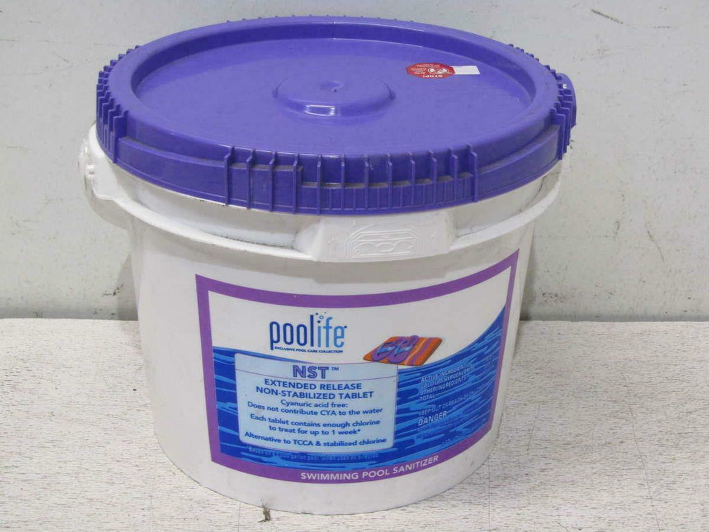 poolife nst extended release chlorine tablets 20.6 lb