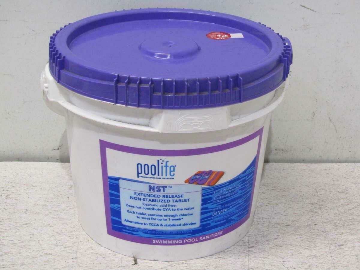 poolife nst extended release chlorine tablets 20.6 lb