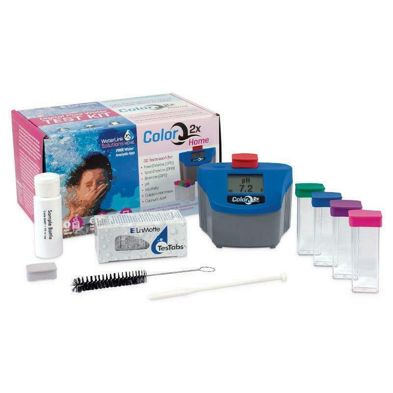 lamotte colorq 2x home pool 7 kit 2084