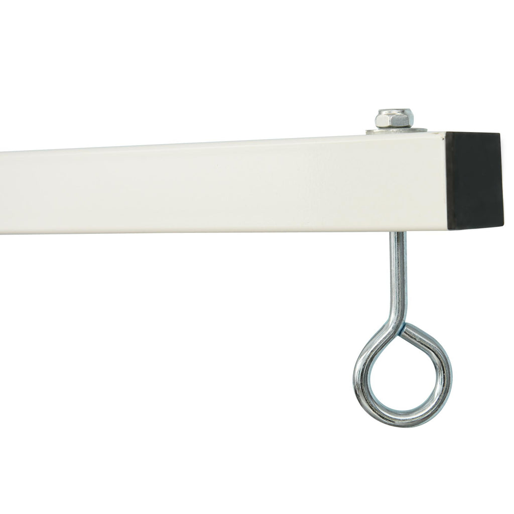 Soozier Free-Standing Speed Bag Platform Station Boxing Stand Heavy Duty Frame White