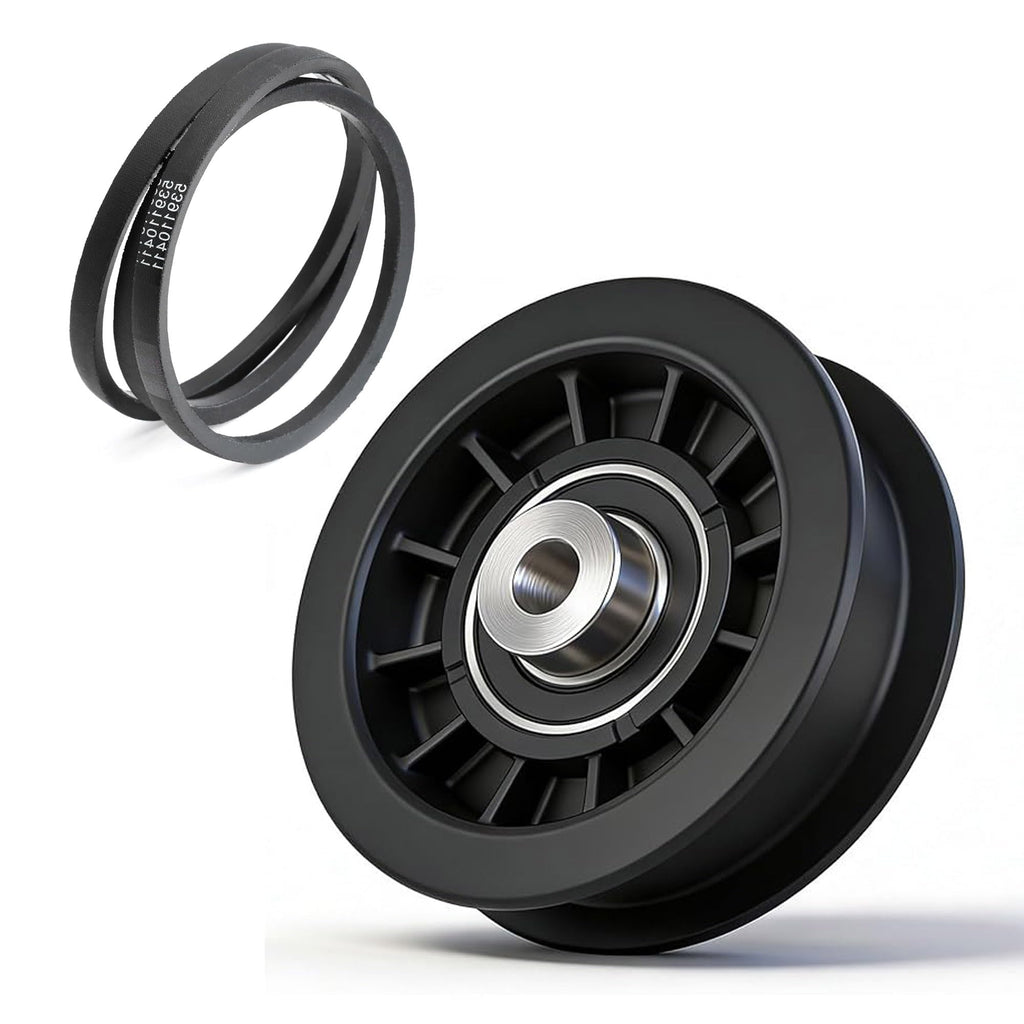 539110311 539110411 Drive Idler Pulley Drive Belt Kit Fits for  Z254F Z200 460ZX Lawn Mower Tractor, Replace 607163 14259 12400