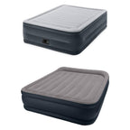 Queen Comfort Plush High Rise Airbed and Pillow Rest Airbed with -In Pump