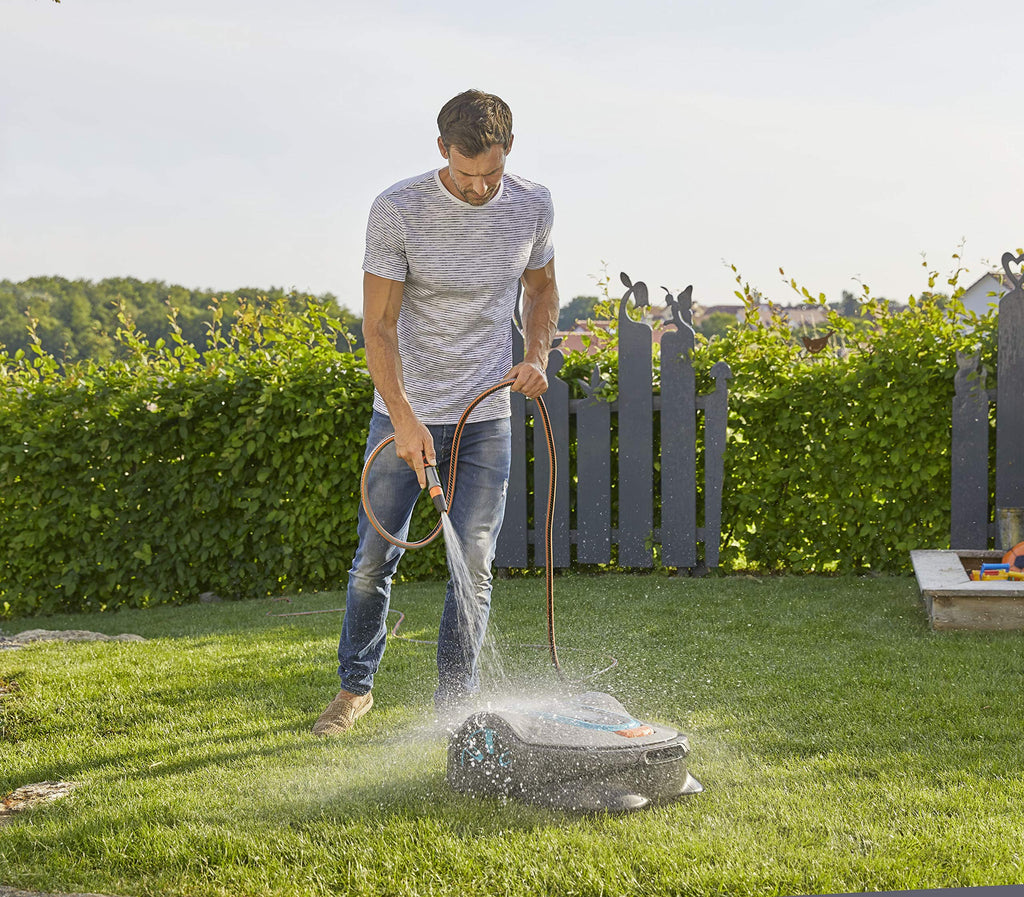 15102-20 SILENO Life - Automatic Robotic Lawn Mower, with Bluetooth app and Boundary Wire, quietest in its Class, for lawns up to 10800 Sq Ft, Made in Europe, Grey