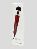 Doxy Number 3 Candy Extra Powerful Travel Wand Massager, Red