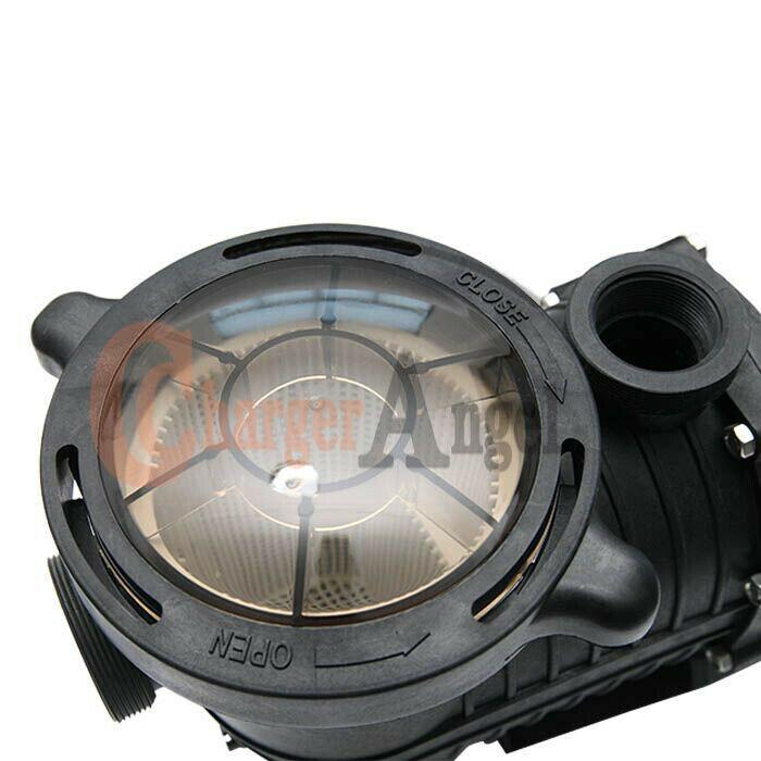 2hp  2-speed high-flo inground swimming pool pump strainer energy saving 230v us