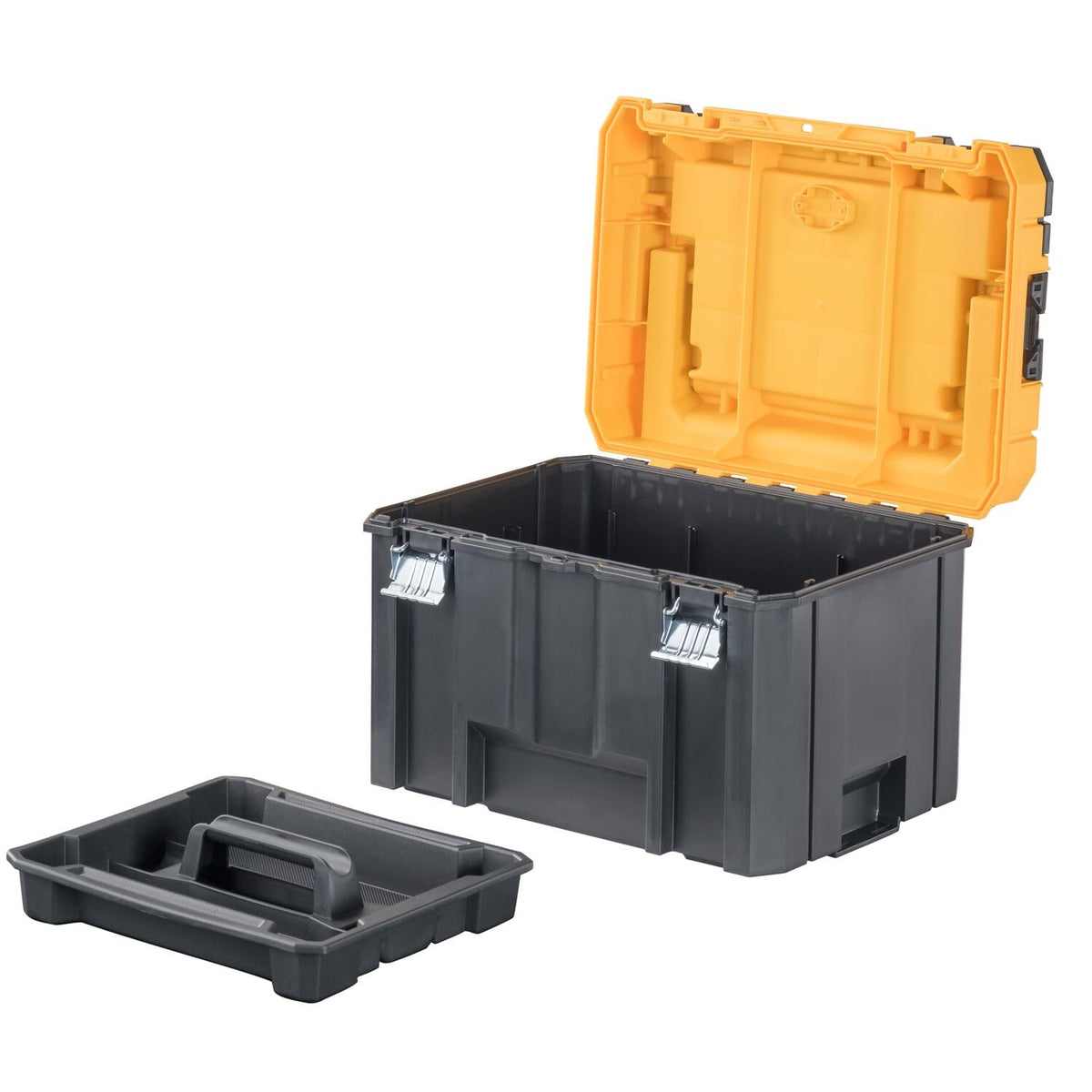 TSTAK Tool Box, Deep, Long Handle, Extra Lar, Fixed Divider for Tool Organization, Water and Debris Resistant (DWST17814)