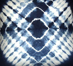 Bohemian Pillow Shams Outdoor Cushion Cover, (Size 16x16) Tie Dye Shibori Cushion Covers, Indigo Blue Pillow Covers, Decorative Cotton Throw, Shibori Sofa Pillow Cases (50)