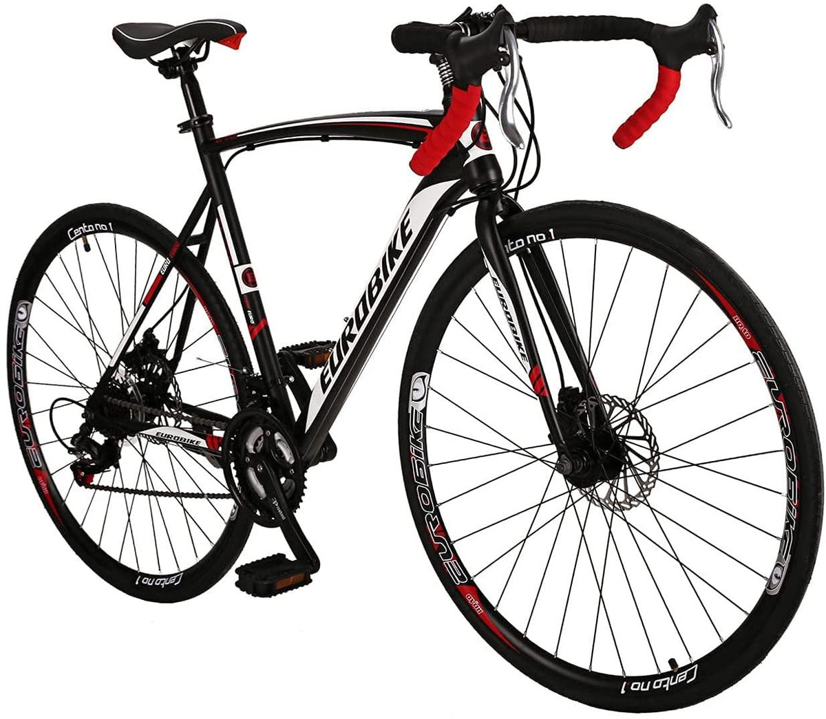 Eurobike 21 Speed Shifting System Road Bike 49/54/56 cm Frame 700C Wheel Adult Road Bicycle