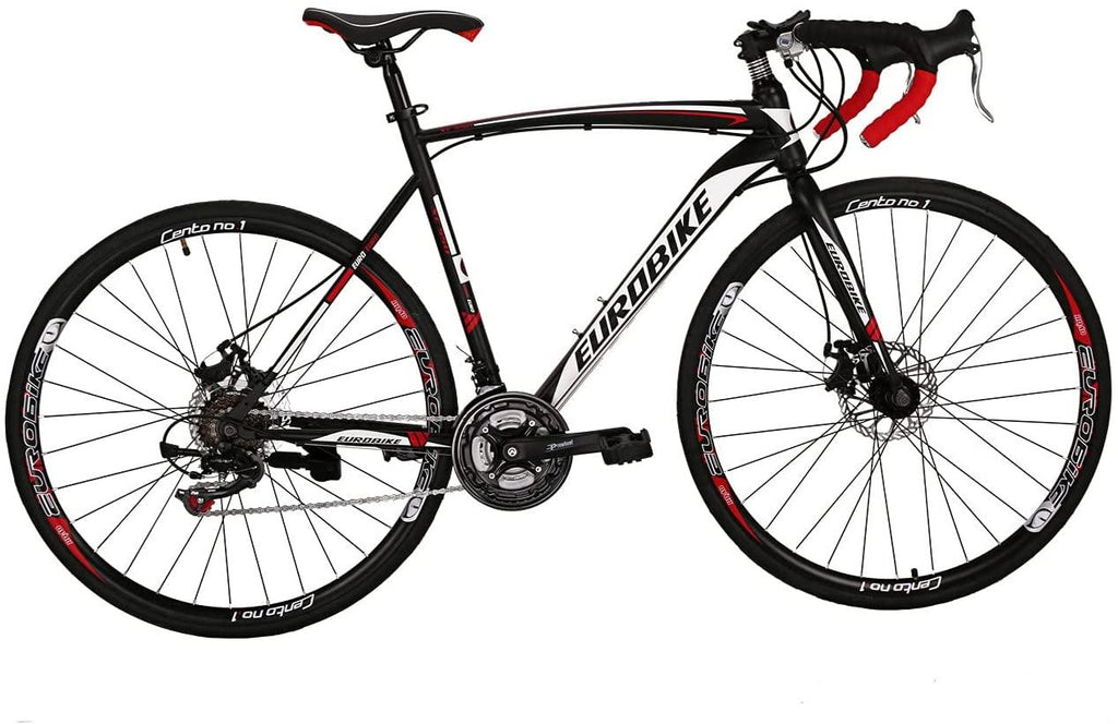 Eurobike 21 Speed Shifting System Road Bike 49/54/56 cm Frame 700C Wheel Adult Road Bicycle