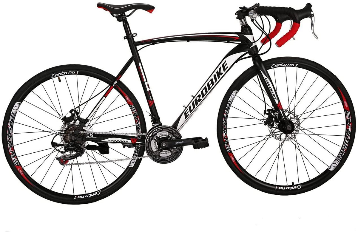 Eurobike 21 Speed Shifting System Road Bike 49/54/56 cm Frame 700C Wheel Adult Road Bicycle