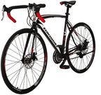 Eurobike 21 Speed Shifting System Road Bike 49/54/56 cm Frame 700C Wheel Adult Road Bicycle
