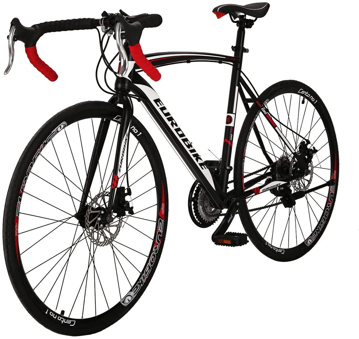 Eurobike 21 Speed Shifting System Road Bike 49/54/56 cm Frame 700C Wheel Adult Road Bicycle