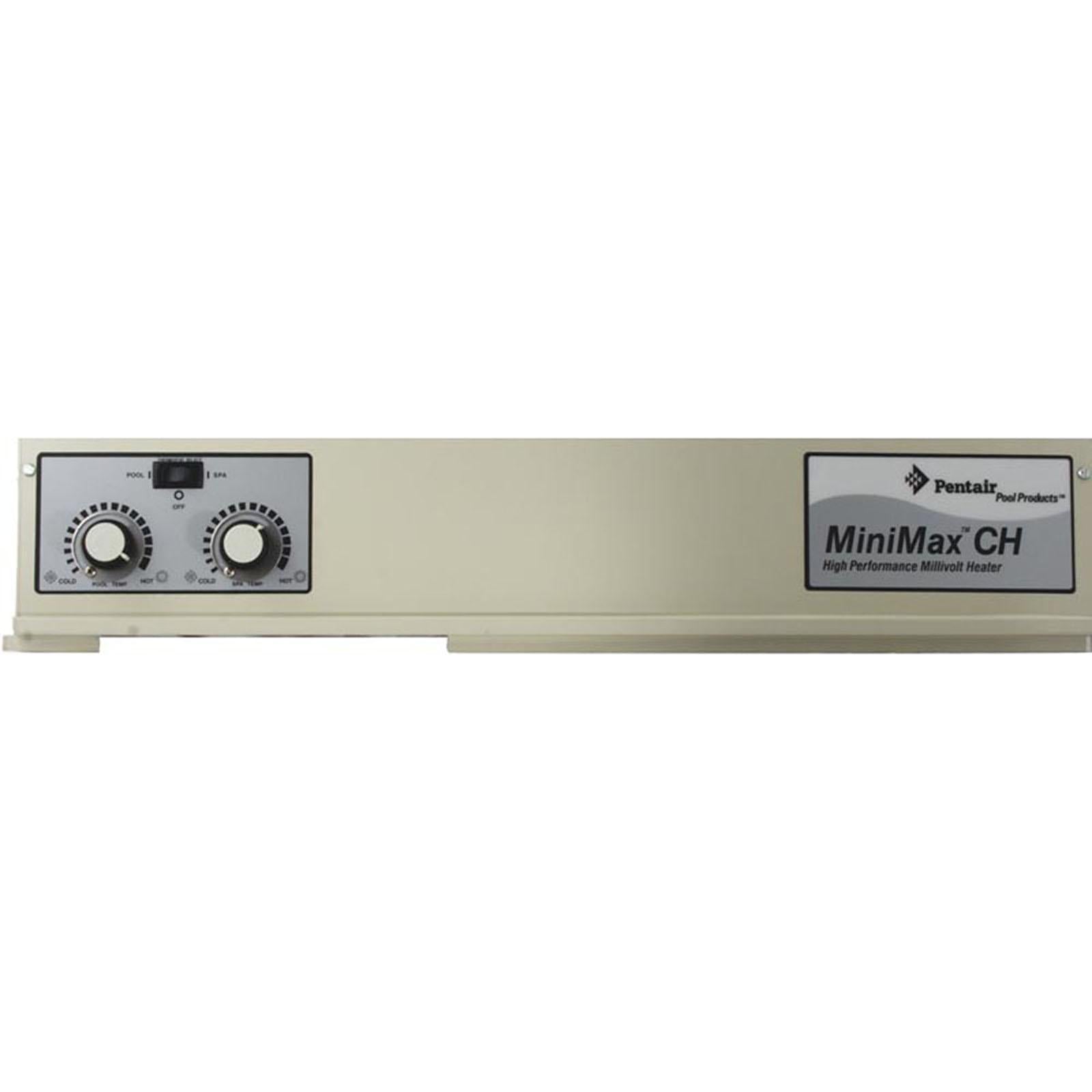 PENTAIR POOL PRODUCTS Control Panel, Pentair Minimax Plus, Millivolt 350