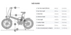 Black Folding Electric Fat Tire Bike Beach Bicycle City Ebike 20" 48V 500W