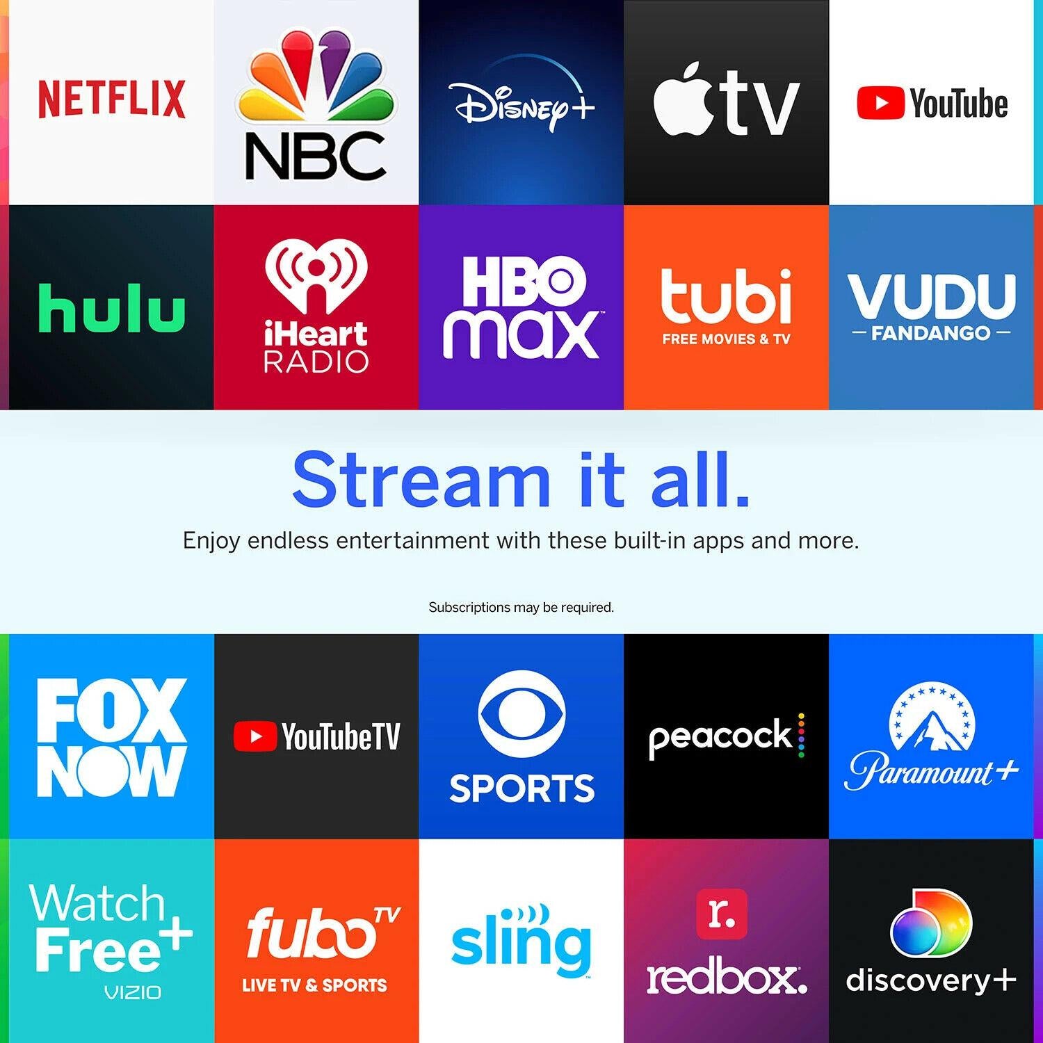 vizio 40" 50" 58" 65" smart tv class 4k uhd led hdr smartcast v-series