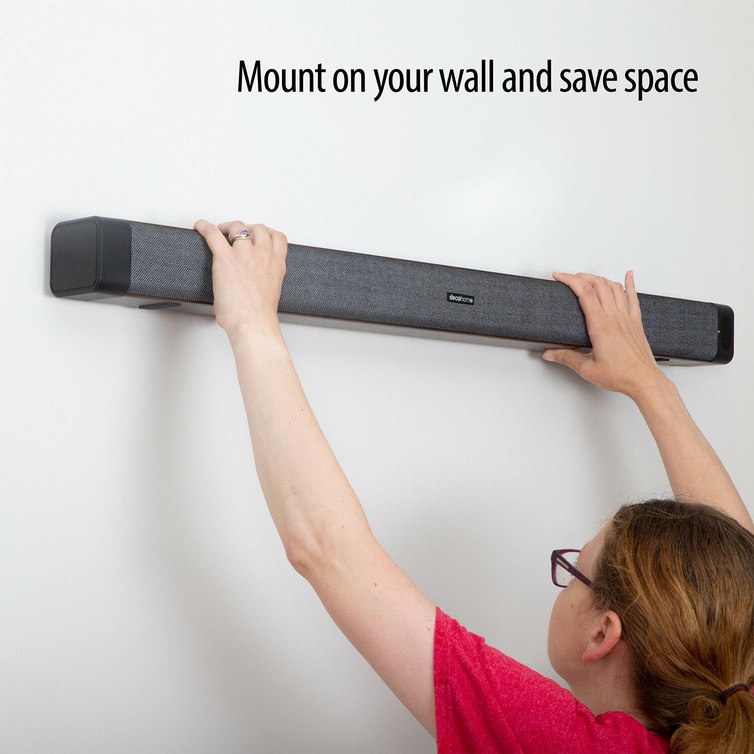 samsung un32n5300afxza 32" 1080p smart led tv (2018) + deco gear soundbar bundle
