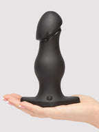 Doc Johnson Titanmen The Rumpy Smooth Butt Plug 6.5 Inch, Black