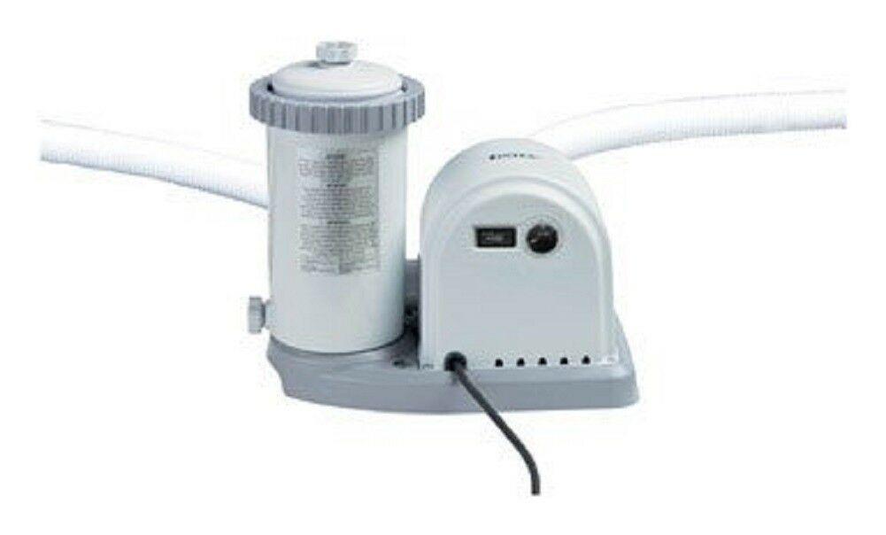 intex krystal clear cartridge filter pump for above ground pools 1500 gph pu...