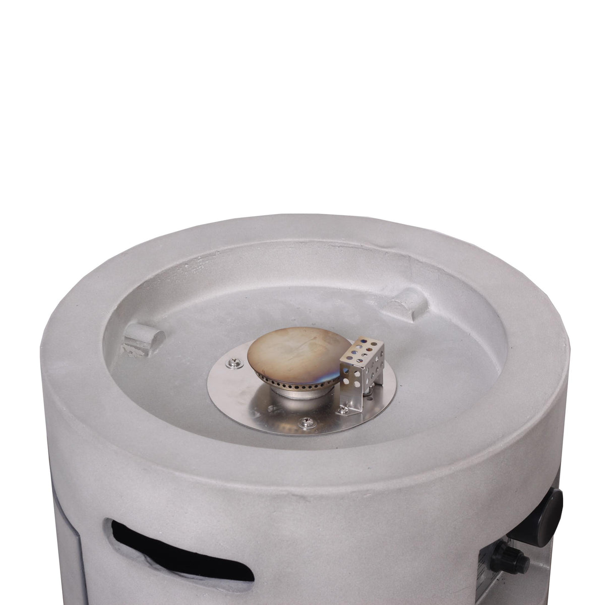 CLEARANCE! 25'' Ore Powder 30,000BTU Adjustable Flame Propane Gas Fire Table with Waterproof Cover