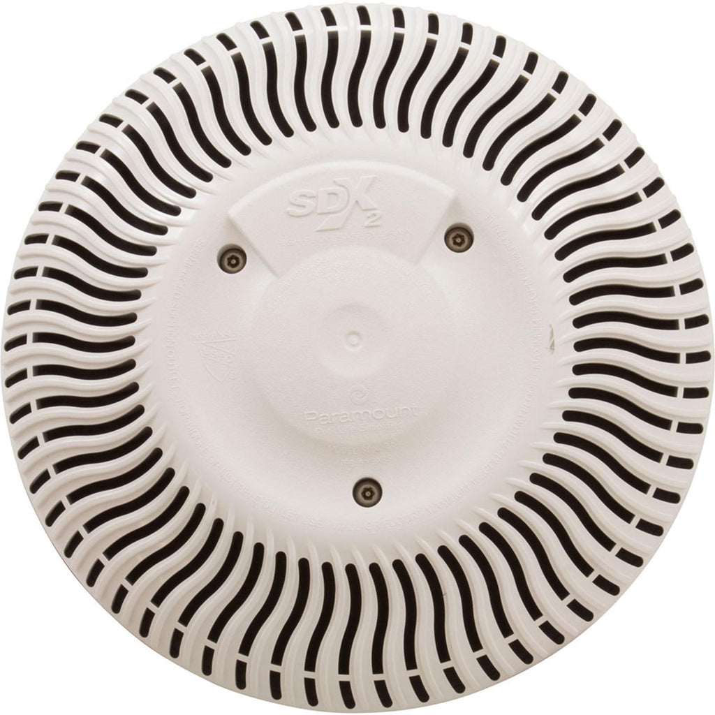 Paramount Pools Main Drain Grate, Paramount SDX2, Vinyl, White, qty 2