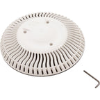 Paramount Pools Main Drain Grate, Paramount SDX2, Vinyl, White, qty 2